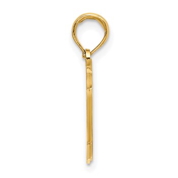 14k NANTUCKET Map Charm — alternate view