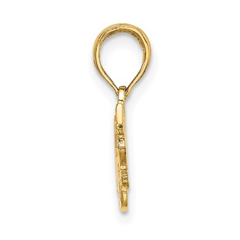 14k Fire Truck Charm — alternate view