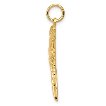 14k Yellow Gold Parrot Charm — alternate view
