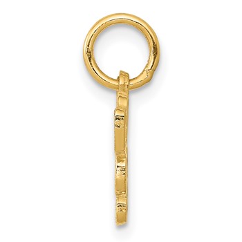 14k Saint Bernard Dog Charm — alternate view