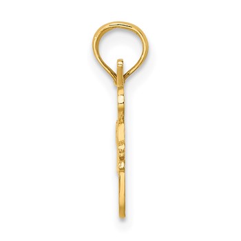 14K I HEART DANCING with Dancer Charm — alternate view