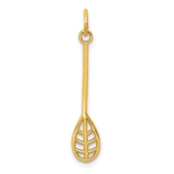 14k Lacrosse Stick Charm