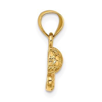 14k Soccer Ball with Shoe Charm — alternate view