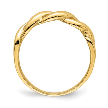 14k Freeform Twist Ring — alternate view