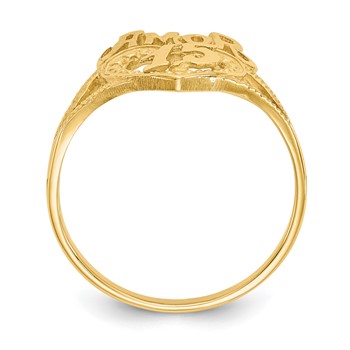 14K Quinceanera AMOR 15 Heart Ring — alternate view