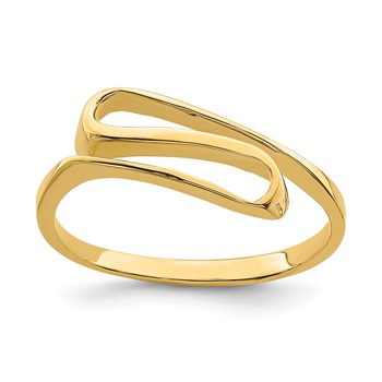 14K Swirl Ring