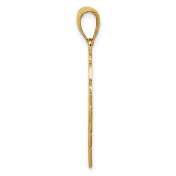 14k GRANDMA Birthstone Charm Holder Pendant — alternate view