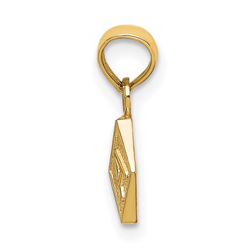 14k AB with Apple Baby Block Charm — alternate view