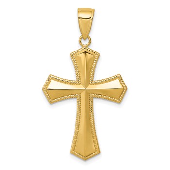 14k Passion Cross Pendant