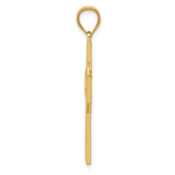 14k Celtic Cross Pendant — alternate view