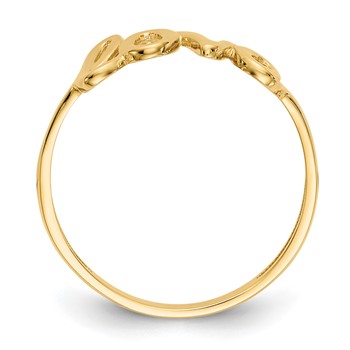 14k Polished LOVE Ring — alternate view