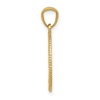 14k Polished Tree Of Life in Round Pendant — alternate view