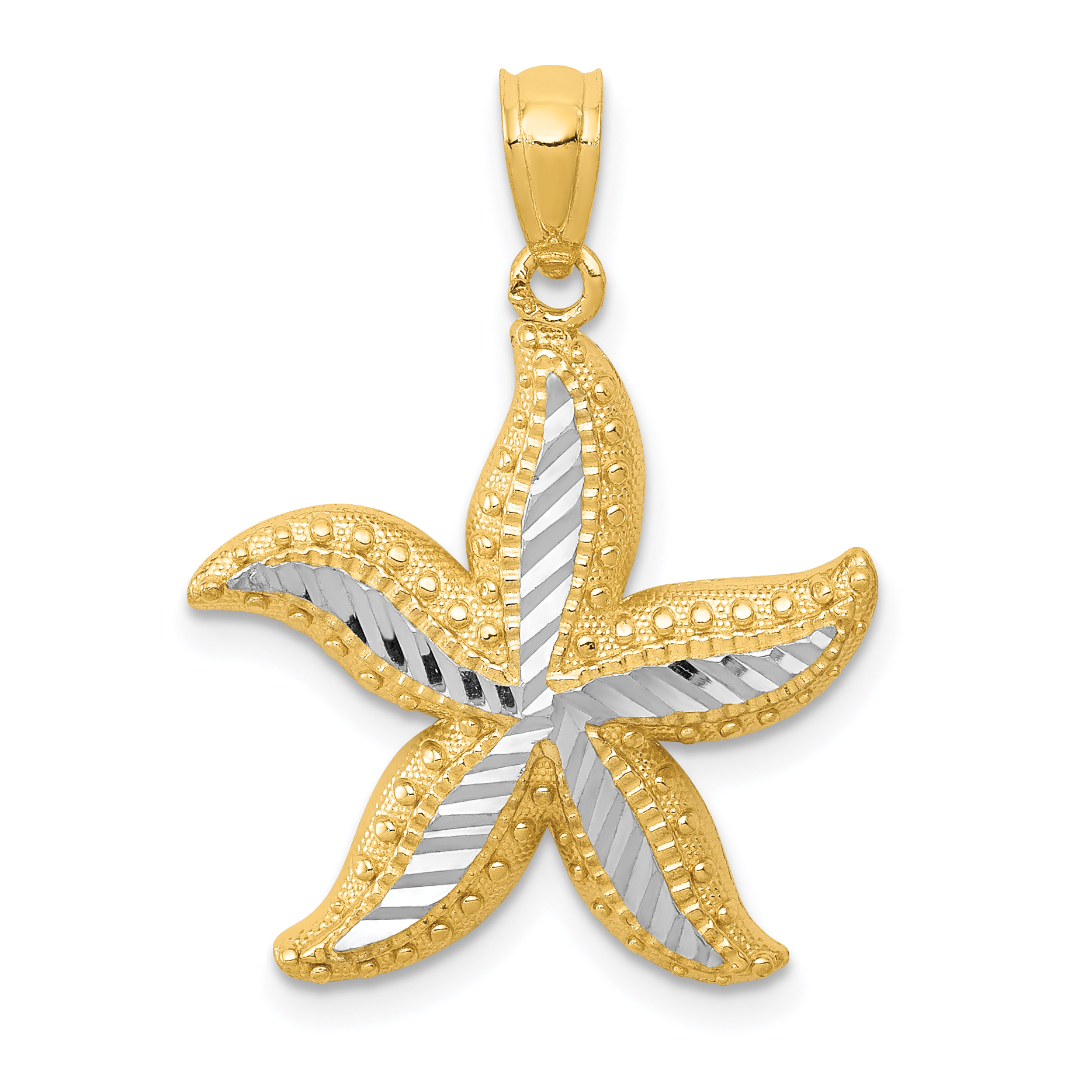 Macy's Starfish Pendant in 14k Yellow Gold - Macy's