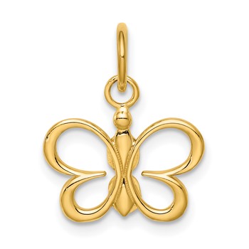 14k Butterfly Pendant