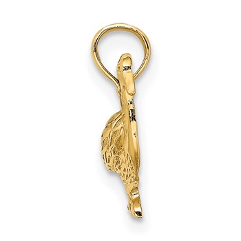 14K Goose Charm — alternate view