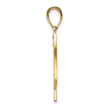 14K Enameled American Flag Charm — alternate view