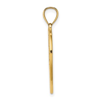 14K Enamel Dragonfly and Flower in Heart Charm — alternate view