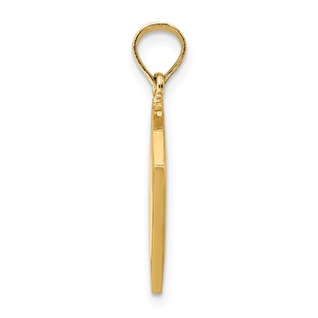 14K Red and White Enameled 3-D Cook Book Charm — alternate view