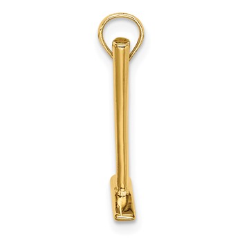 14K 3-D Hammer Charm — alternate view