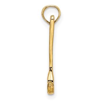 14K 3-D Adjustable Wrench Charm — alternate view