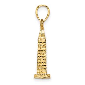 14K 3-D Washington Monument Charm — alternate view