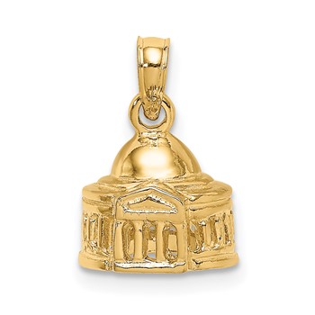14K 3-D Jefferson Memorial Building  Washington Charm