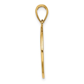 14K CHICAGO Skyline On Round Disc Charm — alternate view