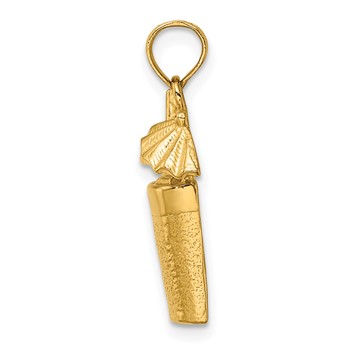 14K Cocktail Drink with Umbrella Charm — alternate view