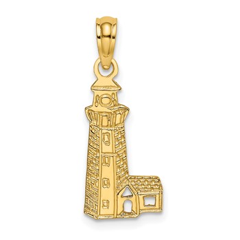 14K Lighthouse Charm