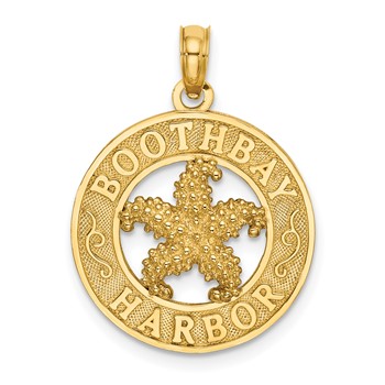 14K BOOTHBAY HARBOR Starfish Charm