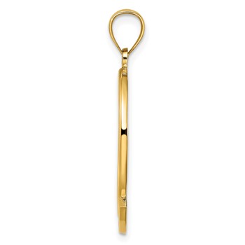 14K JAMAICA with Dolphin Sunset Scene Charm — alternate view