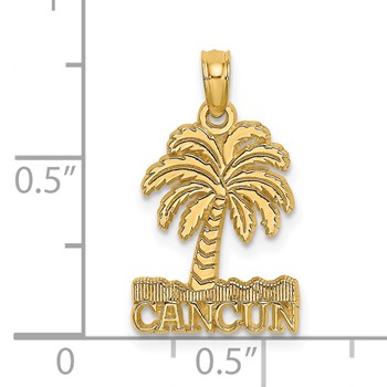 14K CANCUN Under Palm Tree Charm — alternate view