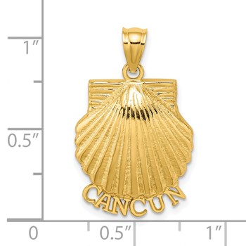 14K CANCUN Scallop Shell Charm — alternate view