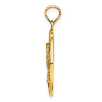 14K TURKS AND CAICOS Circle with Crab Charm — alternate view