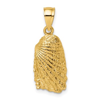 14K Shell Charm