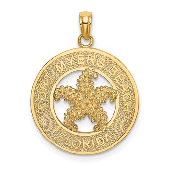 14K FT. MYERS BEACH FLORIDA with Starfish Charm
