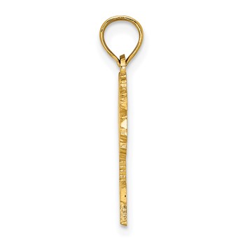 14K JAMAICA Under Palm Tree Charm — alternate view