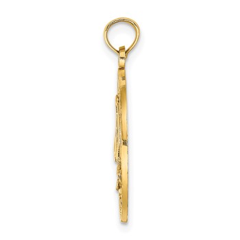 14K SANIBEL with Sailboat Circle Charm — alternate view