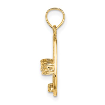 14K BAHAMAS Double Sandals Charm — alternate view
