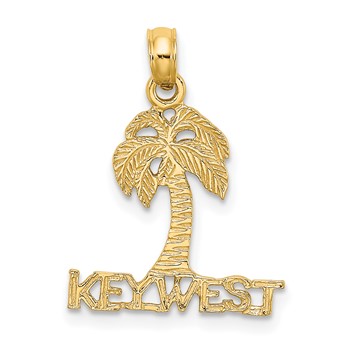 14K KEY WEST Palm Tree Charm