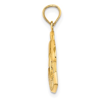 14K HAWAII Dolphin Charm — alternate view