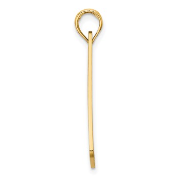 14K NEW JERSEY-LBI (Long Beach Island) License Plate Charm — alternate view