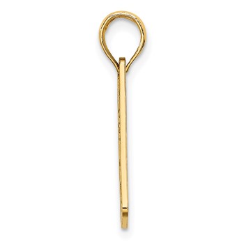 14K NEW JERSEY-LBI (Long Beach Island) License Plate Charm — alternate view