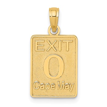 14K EXIT 0 / CAPE MAY Charm