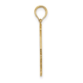 14K Polished ST. THOMAS Angelfish Charm — alternate view