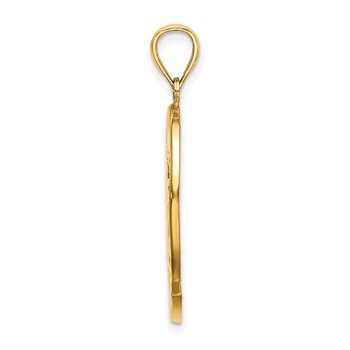 14K ARUBA with Dolphin Sunset In Frame Charm — alternate view