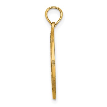 14K OCEAN CITY with Sailboat Charm — alternate view