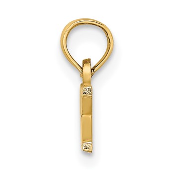 14K Polished OBX Charm — alternate view