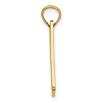 14K Textured STONE HARBOR License Plate — alternate view