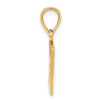 14k Solid Enameled Puerto Rico Flag Pendant — alternate view